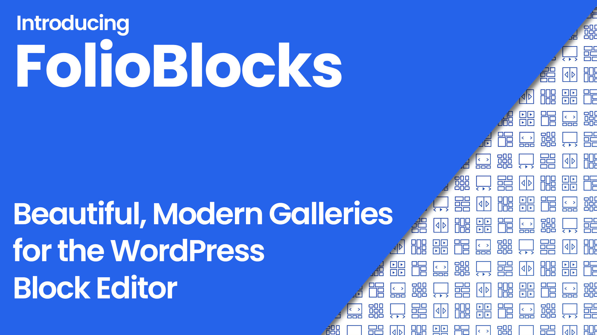 Introducing FolioBlocks: Beautiful, Modern Galleries for the WordPress Block Editor