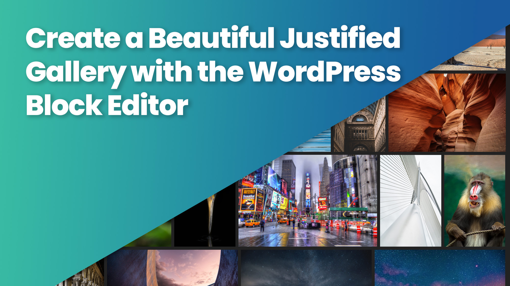 Create a Beautiful Justified Gallery with the Block Editor
