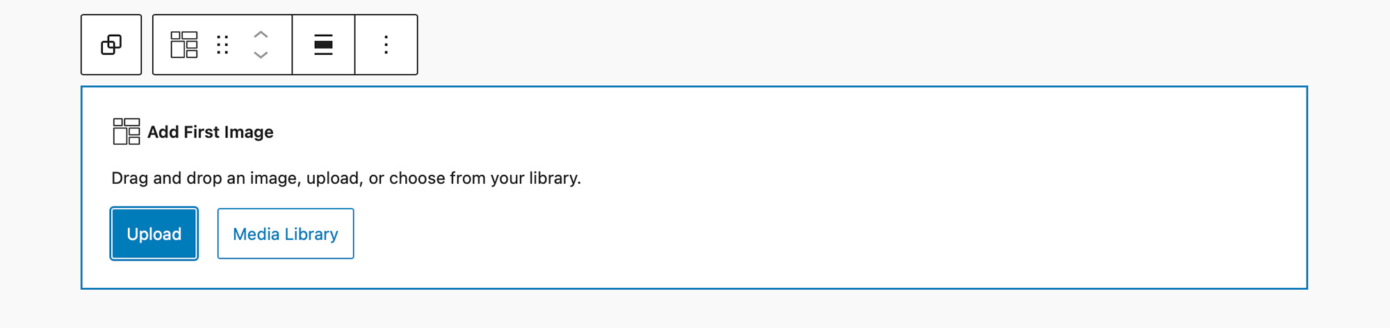 Initial placeholder added by the Modular Gallery Block. 