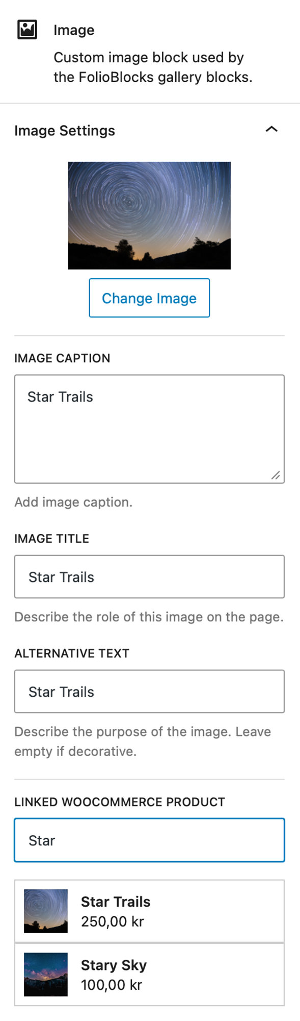 Linking Images to WooCommerce products