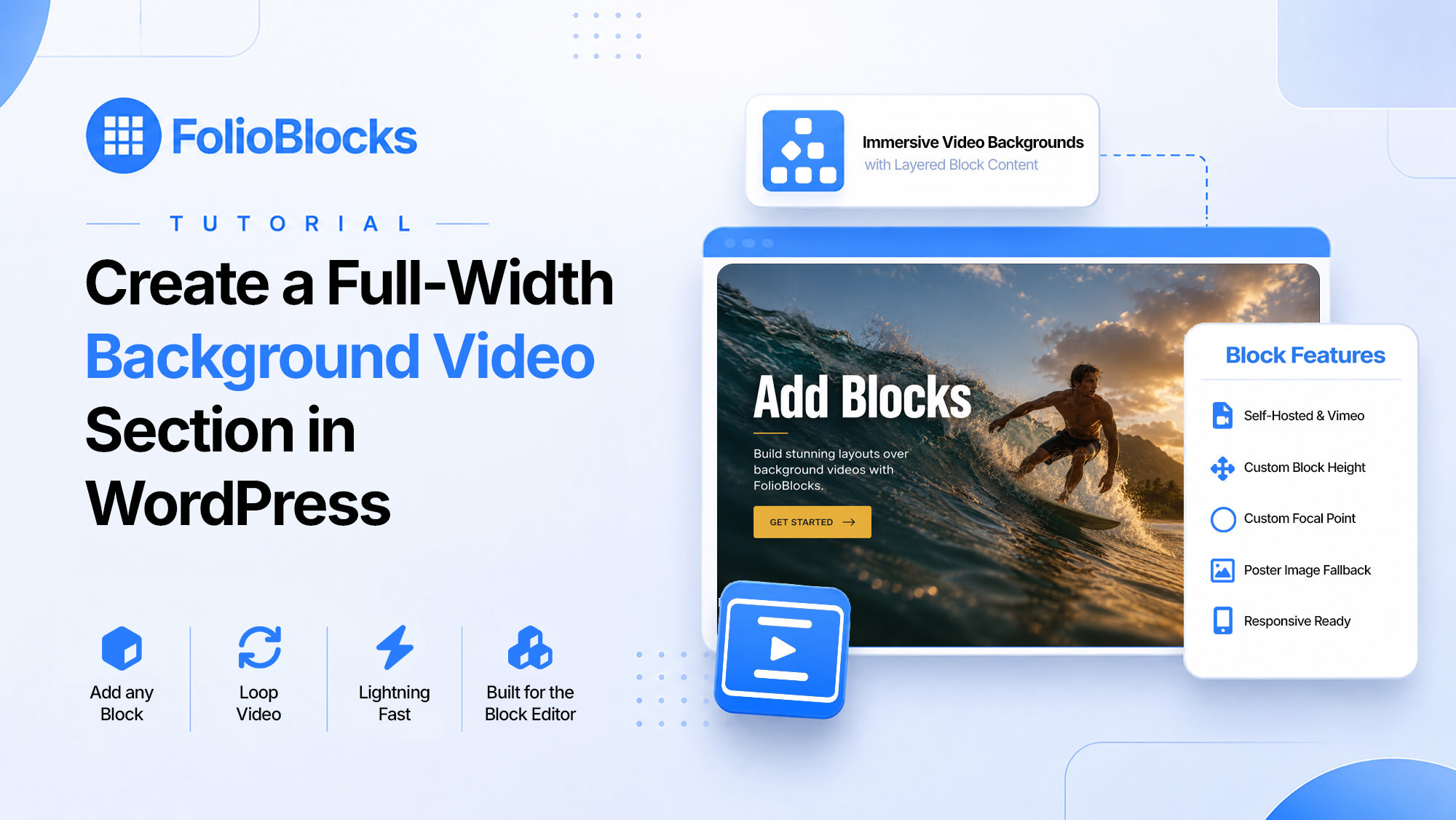 Create a Full-Width Background Video Section in WordPress