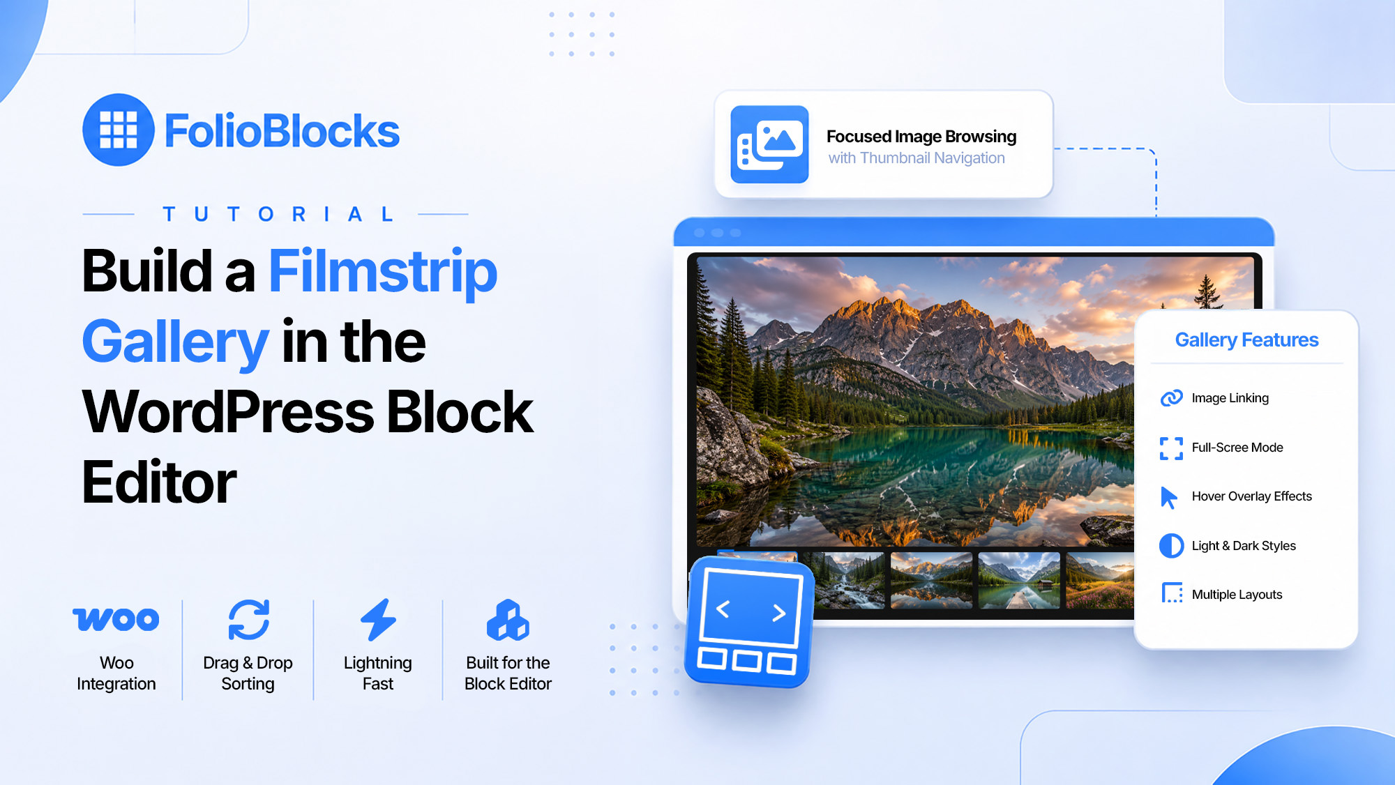 Build a Filmstrip Gallery in the WordPress Block Editor