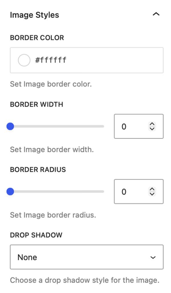 Image Block - Image Styles 